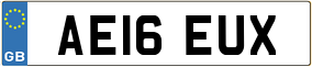Truck License Plate